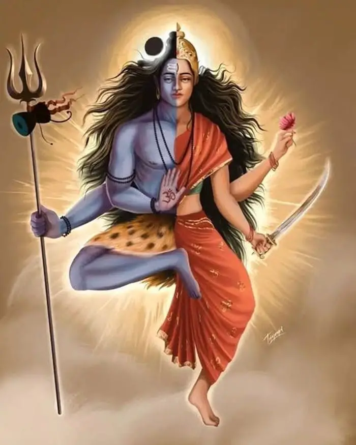 शिव जी अर्धनारीश्वर कथा या स्टोरी। अर्द्धनारीश्वर मंत्र और अर्धनारीश्वर रचना का अर्थ, Ardhnarishwar ki Story ya Katha Kya hai, Shiv Puran