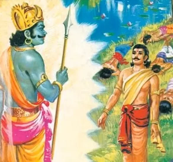 महाभारत वनपर्व के आरणेय पर्व के अंतर्गत अध्याय 313 में यक्ष और युधिष्ठिर का प्रश्नोत्तर संवाद (Yaksh Yudhishthir Samvad) का वर्णन हुआ है।